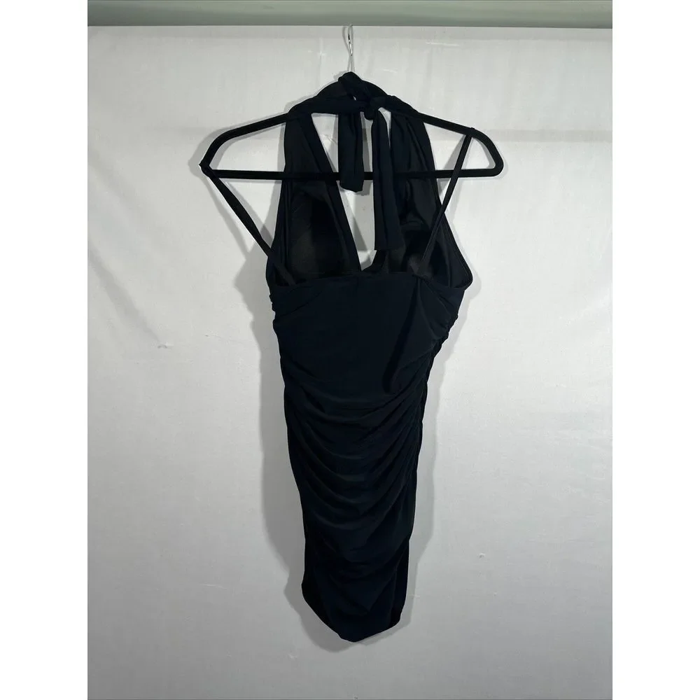 NEW $184 Magicsuit [ 10‎ US ] Yvonne Halter One-Piece Swimsuit Black #6343